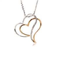 Necklace Donna Oro Woman in White Gold Diamante DFPF0754.002